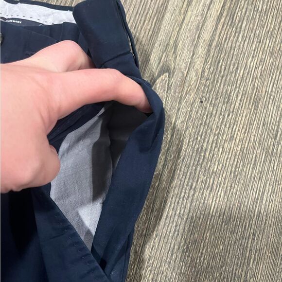 Hart Schaffner Marx Mens Dress Pants Straight Leg Flat Front Navy Size 34x32 - Picture 5 of 10